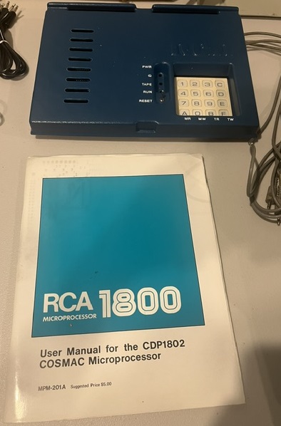 RCA COSMAC VIP with CDP1802 user manual