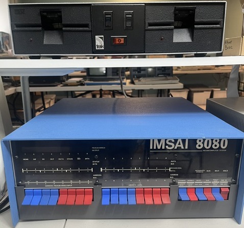 IMSAI 8080 with floppy drives