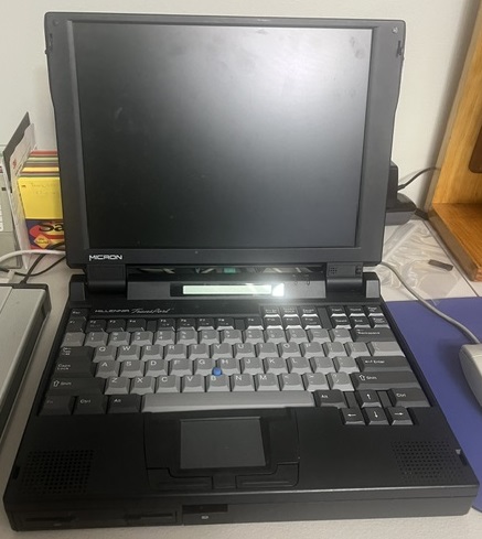 Micron Millennia Transport laptop