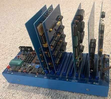 MIL Mod 8 card cage with plug-in boards