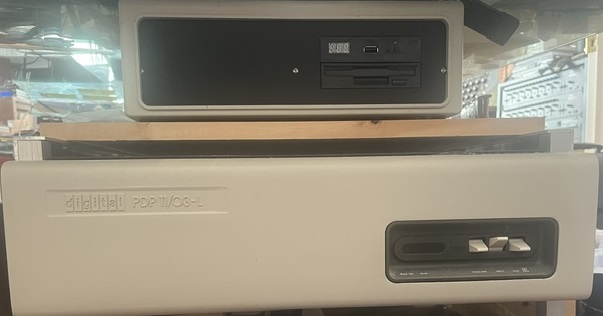 PDP-11/83 (KDJ11-B, 4 MB PMI) in a PDP-11/03-L cabinet