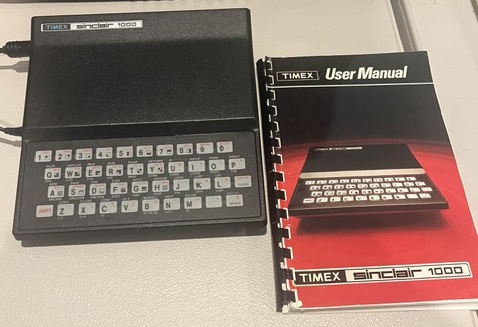 Timex Sinclair 1000 (ZX81) with user manual