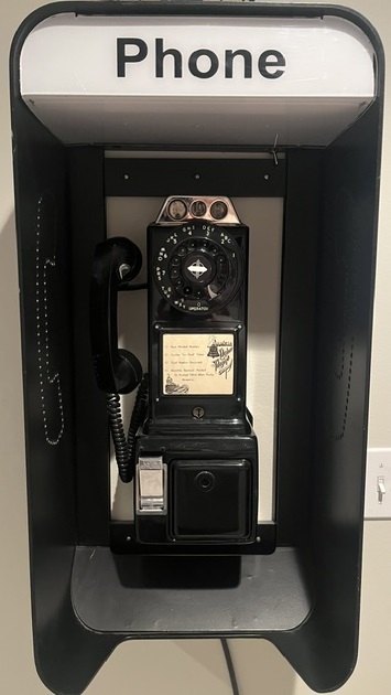 1950s Western Electric coin-operated pay phone